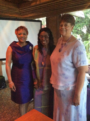 Mozella and Mrs. Velvet Caldwell, Co-Planner of Retirement Dinner May 2014, and Church Member