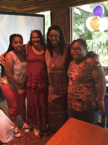 Mozella and Niece Paulette Brown with Paulette’s Granddaughters Nija and Benja